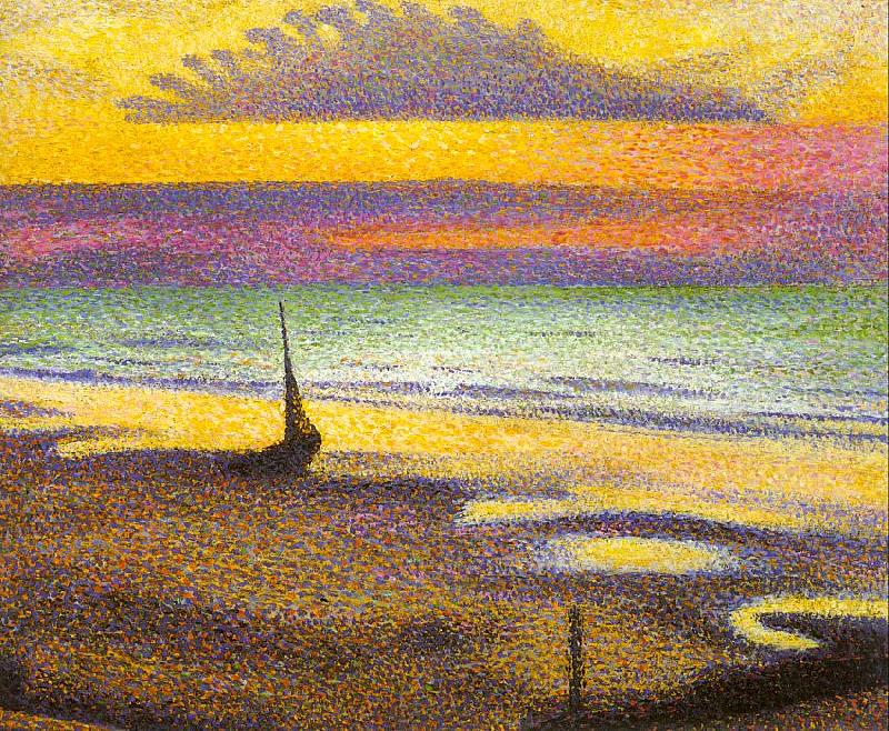 Lemmen, Georges Beach at Heist Spain oil painting art